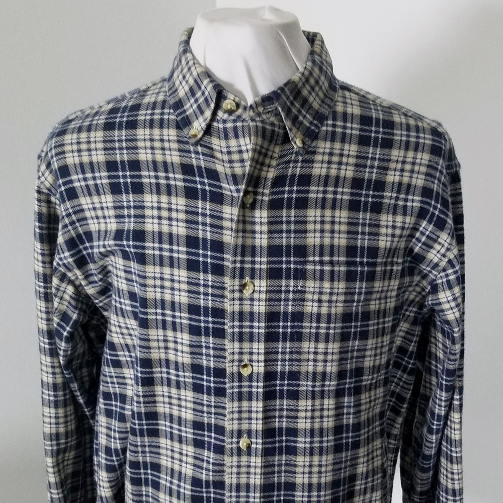 L.L. Bean Men's Flannel Plaid Shirt